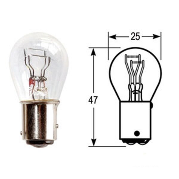 Aftermarket 908543M1 12 Volt 5 Watt Bulb Fits Massey Ferguson Tractor 20F 24 25 30E 30H 40E 70928348 - main